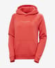 Sudadera con capucha Helly Hansen Core rojo rosáceo mujer