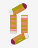 Calcetines Happy Socks Neon Stripe Thin verde naranja lila
