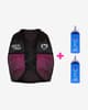 Chaleco hidratación Arch Max E4-2.5 + 2 Hydraflask de 300ml rosa fuerte negro