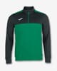 Sudadera Joma Winner Half Zip verde negro