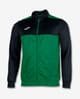 Felpa Joma Winner Full Zip verde nero