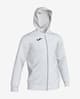 Felpa con cappuccio Joma Menfis Full Zip bianco