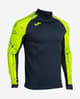 Sudadera Joma Elite IX Half Zip azul oscuro amarillo fluorescente