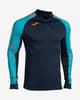 Sudadera Joma Elite IX Half Zip azul naranja
