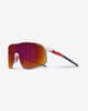 Julbo Density Brille weiß/mattorange mit roten verspiegelten Spectron 3 Gläsern