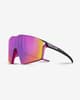 Gafas Julbo Edge negro mate con lentes espejadas Spectron 3 rosa