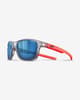 Julbo Cruiser Glasses translucent grey with Spectron 3 mirrored lenses blue Kids