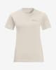 Camiseta Jack Wolfskin Essential manga corta blanco roto mujer
