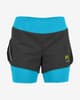 Pantalón corto Karpos Cengia azul luminoso negro mujer