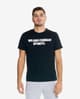 Camiseta Leone 1947 Urban Comfy manga corta negro blanco
