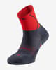 Lurbel Track Four Socks Dark Grey Red