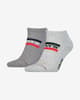 Calcetines Levi's Low Cut Logo gris claro gris (2 pares)