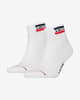 Calcetines Levi's Sportwear Mid Cut blanco (2 pares)