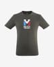 Camiseta Millet Chamonix Trilogy manga corta marrón caqui