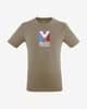 Camiseta Millet Chamonix Trilogy manga corta marrón beige