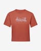 Mammut Massone Rocks Croppes Short Sleeve T-Shirt Dark Orange Women