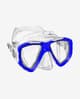 Máscara de buceo Mares Trygon azul con lentes transparentes infantil