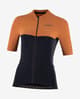 Camisola Nalini Sun Shield Lady manga curta laranja preto mulher