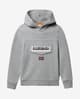 Sudadera con capucha Napapijri Burgee W 1 gris infantil