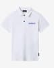 Napapijri E-Box Short Sleeve Polo Shirt White Kids