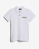 Napapijri E-Box Short Sleeve Polo Shirt White Black Kids
