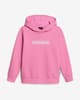 Sudadera con capucha Napapijri Box 1 rosa blanco infantil