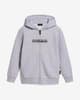Sudadera con capucha Napapijri Box Full Zip 2 gris claro negro infantil