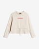 Napapijri Box C Sweatshirt Cream White Orange Kids
