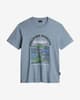 Napapijri Sangay T-Shirt blau/schwarz/grün