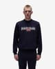 Sudadera Napapijri Aylmer Winter azul marino blanco oscuro