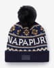 Gorro Napapijri Souisa azul marino blanco mujer