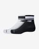 Calcetines New Balance Run Repreve negro blanco (2 pares)