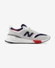 Zapatillas New Balance 997R gris luminoso azul rojo