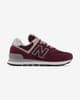 Ténis New Balance 574 v2 Evergreen bordô bege mulher