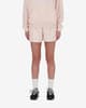 Pantalón corto New Balance French Terry blanco rosado mujer