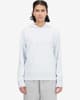 Sudadera con capucha New Balance Essentials Stacked Logo blanco puro mujer