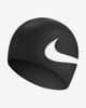 Nike Swim Big Swoosh Silicone Swimming Cap White Black