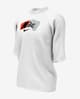 T-shirt Nike Swim Hydroguard manica corta bianco bambini