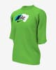 T-shirt Nike Swim Hydroguard manica corta verde bambini