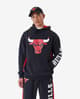Sudadera con capucha New Era NBA Mesh Panel OS Chicago Bulls negro