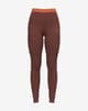 Malla larga Odlo The Performance Wool 150 Base rojo granate mujer
