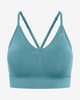 Sujetador Odlo Padded Seamless Soft Sports Bra azul turquesa