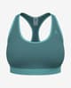 Odlo The Ascent Performance Wool Medium Bra Turquoise Green
