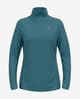 Camisola Odlo Run Easy Half Zip manga comprida azul-marinho mulher