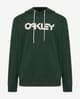 Sudadera con capucha Oakley B1B PO 2.0 verde oscuro logo blanco