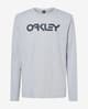 Camiseta Oakley Mark 2.0 manga larga gris claro negro