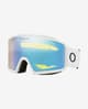 Oakley Target Line L Skibrille Matte White mit HI Yellow Iridium Glas