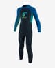 Traje neopreno O'Neill Reactor 2 2mm Back Zip Full manga larga gris azul infantil