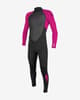 Traje neopreno O'Neill Reactor 2 3/2mm Back Zip manga larga gris violeta infantil