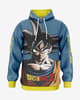 Sudadera con capucha Otso Dragon Ball Z Goku azul amarillo